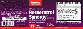 Jarrow Formulas Resveratrol Synergy 200 mg - supplement
