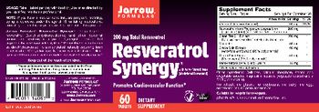Jarrow Formulas Resveratrol Synergy 200 mg - supplement