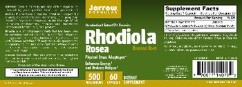 Jarrow Formulas Rhodiola Rosea 500 mg - supplement