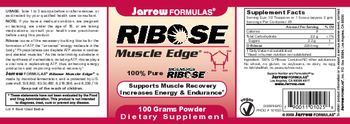 Jarrow Formulas Ribose Muscle Edge - supplement