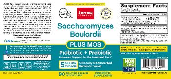 Jarrow Formulas Saccharomyces Boulardii plus MOS - probiotic supplement