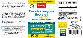 Jarrow Formulas Saccharomyces Boulardii+MOS - probiotic supplement