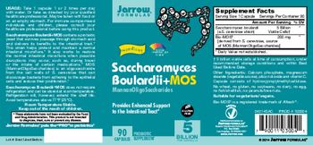 Jarrow Formulas Saccharomyces Boulardii+MOS - probiotic supplement