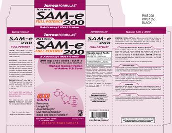 Jarrow Formulas SAM-e 200 mg - supplement