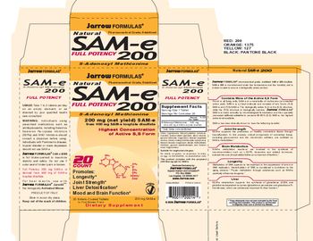 Jarrow Formulas SAM-e 200 mg - supplement