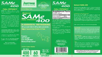 Jarrow Formulas SAMe 400 mg - supplement