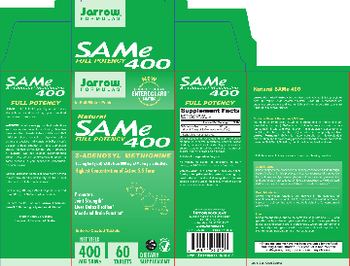 Jarrow Formulas SAMe 400 mg - supplement