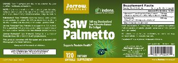 Jarrow Formulas Saw Palmetto - supplement