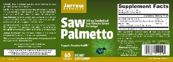 Jarrow Formulas Saw Palmetto - supplement