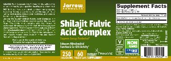 Jarrow Formulas Shilajit Fulvic Acid Complex 250 mg - supplement