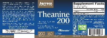 Jarrow Formulas Theanine 200 mg - supplement