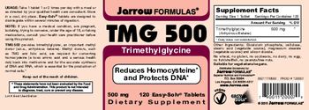 Jarrow Formulas TMG 500 mg - supplement