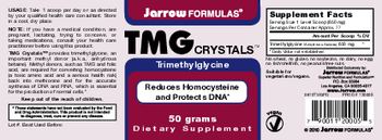 Jarrow Formulas TMG Crystals - supplement