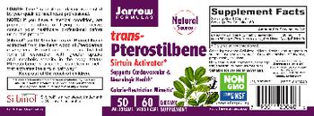 Jarrow Formulas Trans-Pterostilbene 50 mg - supplement