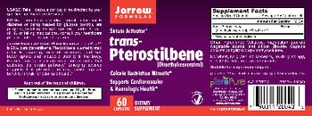 Jarrow Formulas Trans-Pterostilbene - supplement