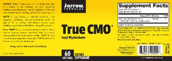 Jarrow Formulas True CMO - supplement