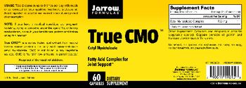 Jarrow Formulas True CMO - supplement