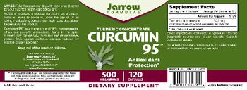 Jarrow Formulas Turmeric Concentrate Curcumin 95 500 mg - supplement