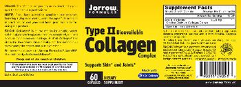 Jarrow Formulas Type II Bioavailable Collagen Complex - supplement