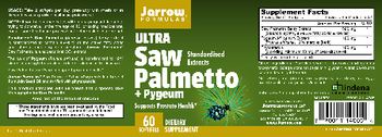 Jarrow Formulas Ultra Saw Palmetto +Pygeum - supplement