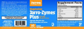 Jarrow Formulas Vegetarian Jarro-Zymes Plus - supplement