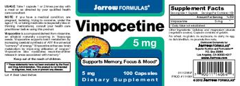 Jarrow Formulas Vinpocetine 5 mg - supplement