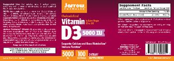 Jarrow Formulas Vitamin D3 5000 IU - supplement