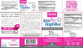 Jarrow Formulas Women's Fem Dophilus - oral probiotic supplement