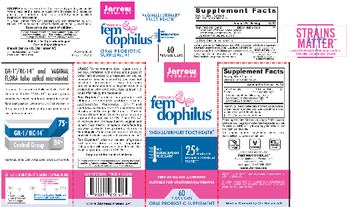 Jarrow Formulas Women's Fem Dophilus - oral probiotic supplement