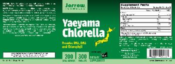 Jarrow Formulas Yaeyama Chlorella - supplement