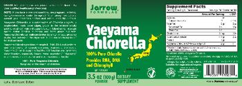 Jarrow Formulas Yaeyama Chlorella - supplement