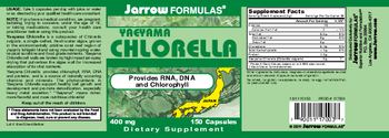 Jarrow Formulas Yaeyama Chlorella - supplement