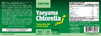 Jarrow Formulas Yaeyama Chlorella - supplement
