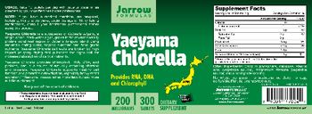 Jarrow Formulas Yaeyama Chlorella - supplement