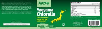 Jarrow Formulas Yaeyama Chlorella - supplement