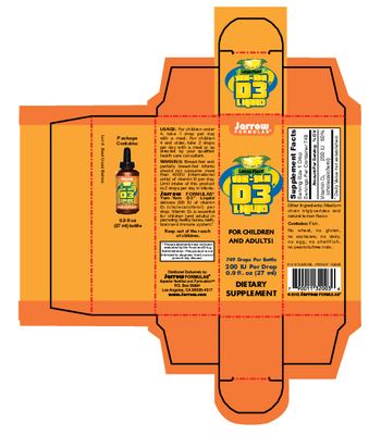 Jarrow Formulas Yum-Yum D3 Liquid 200 IU Lemon Flavor - supplement