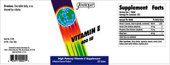 Jeunique Vitamin E 400 IU - high potency vitamin e supplement