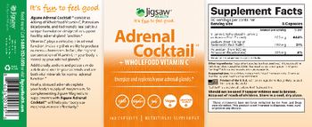 Jigsaw Health Adrenal Cocktail + Wholefood Vitamin C - nutritional supplement
