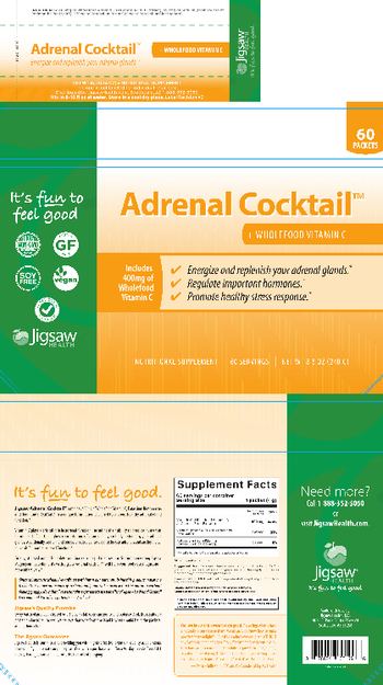 Jigsaw Health Adrenal Cocktail + Wholefood Vitamin C - nutritional supplement