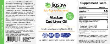 Jigsaw Health Alaskan Cod Liver Oil - supplement