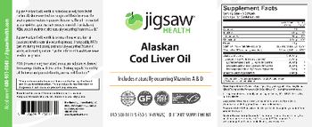 Jigsaw Health Alaskan Cod Liver Oil - supplement