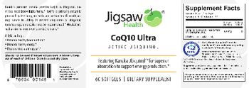 Jigsaw Health CoQ10 Ultra - supplement