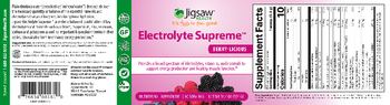 Jigsaw Health Electrolyte Supreme Berry-Licious - nutritional supplement