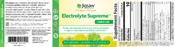 Jigsaw Health Electrolyte Supreme Lemon-Lime - supplement