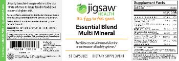 Jigsaw Health Essential Blend Multi Mineral - supplement