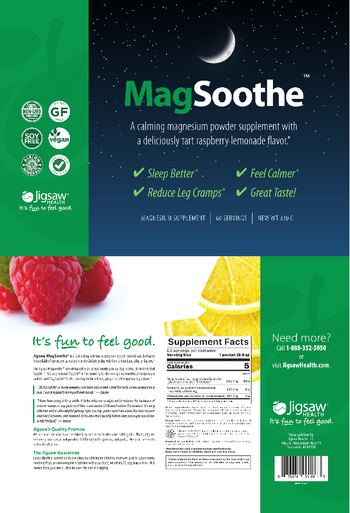 Jigsaw Health MagSoothe - magnesium supplement