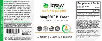 Jigsaw Health MagSRT B-Free - magnesium supplement