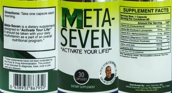 John Gilmore, MD Meta-Seven - supplement