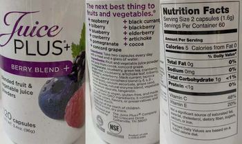 Juice PLUS+ Berry Blend + - supplement