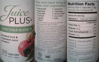 Juice PLUS+ Vegetable Blend + - supplement